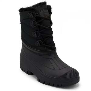 Polar Range Men Cold Weather Waterproof Snow Boots Decker Size US 12M Black